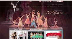 Desktop Screenshot of northcentralballet.com